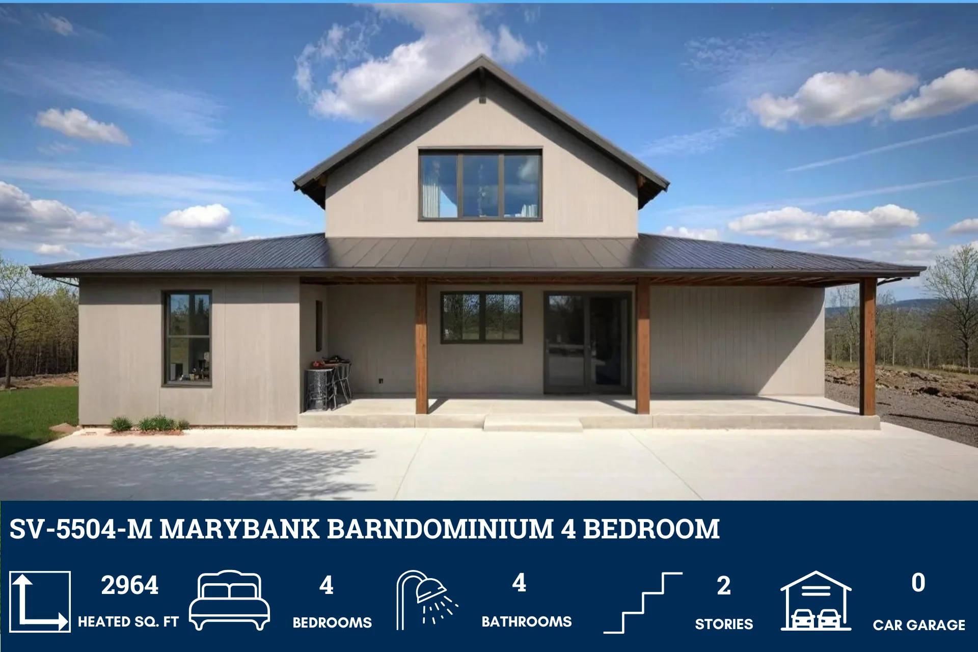 SV-5504-M Marybank Barndominium House Plan - Image 8