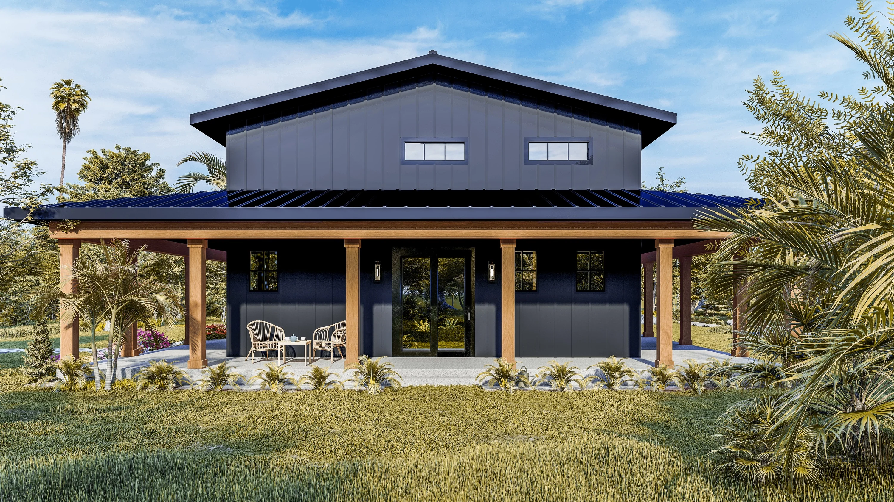 SV-5505 Callum Barndominium House Plan - Image 4