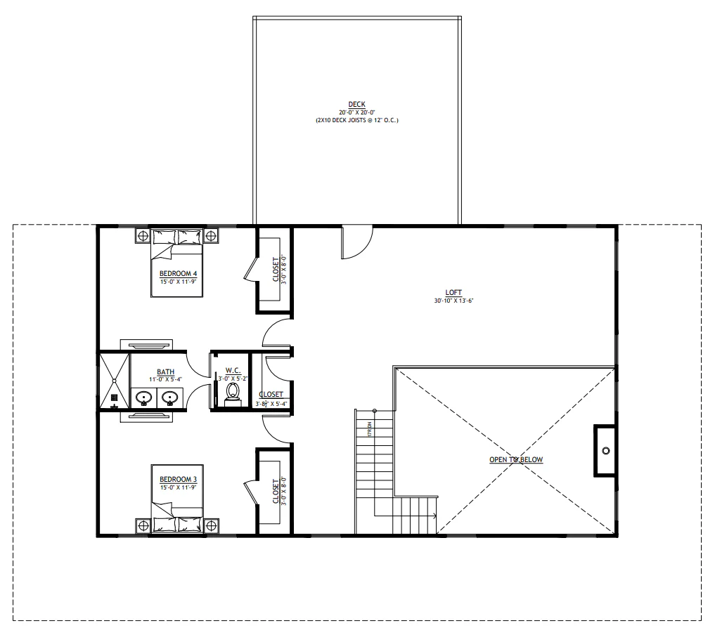 SV-5505-W Waters Barndominium House Plan - Image 9